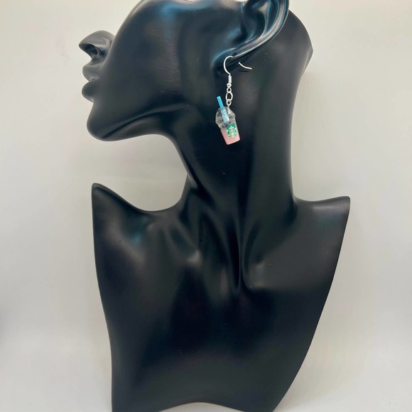 Starbucks Earrings - Boba Beads Earrings - Drink Earrings - Summer Earrings - Picture 7 of 8